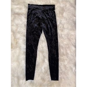 Mossimo black velvet leggings